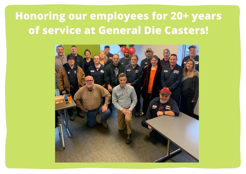 General Die Casters 20+ Years of Service